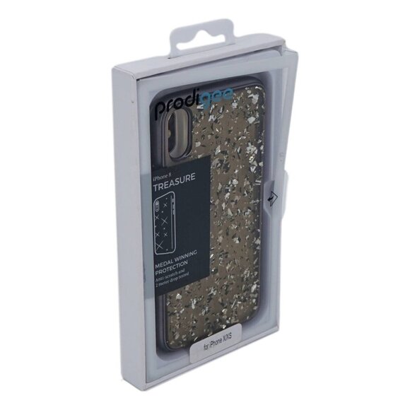 Prodigee Back Case for Apple iPhone X/XS – Gold Glitter – Anti-Scratch – 2M Drop - Picture 2 of 5